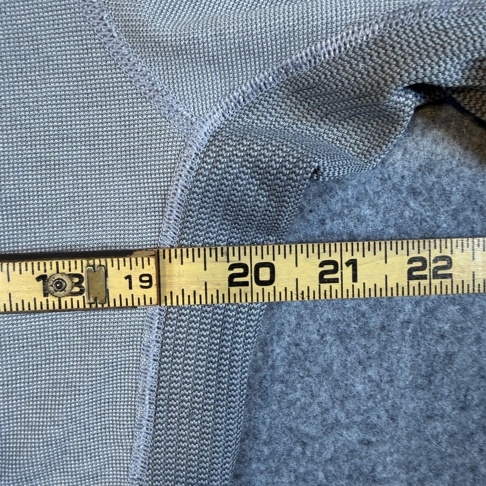 Patagonia Pullover Mens Medium Gray Capilene 1/4 Zip Long Sleeve Base Layer Top - Picture 8 of 9